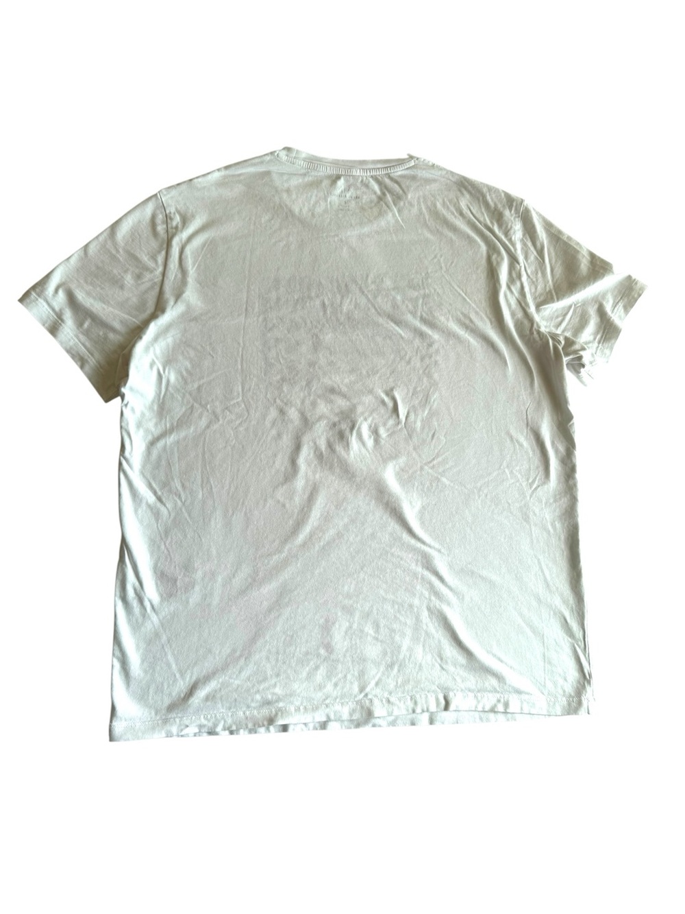 ARMANI EXCHANGE White Graphic Logo T-Shirt Men's Size L Geometric Print - Picture 3 of 7